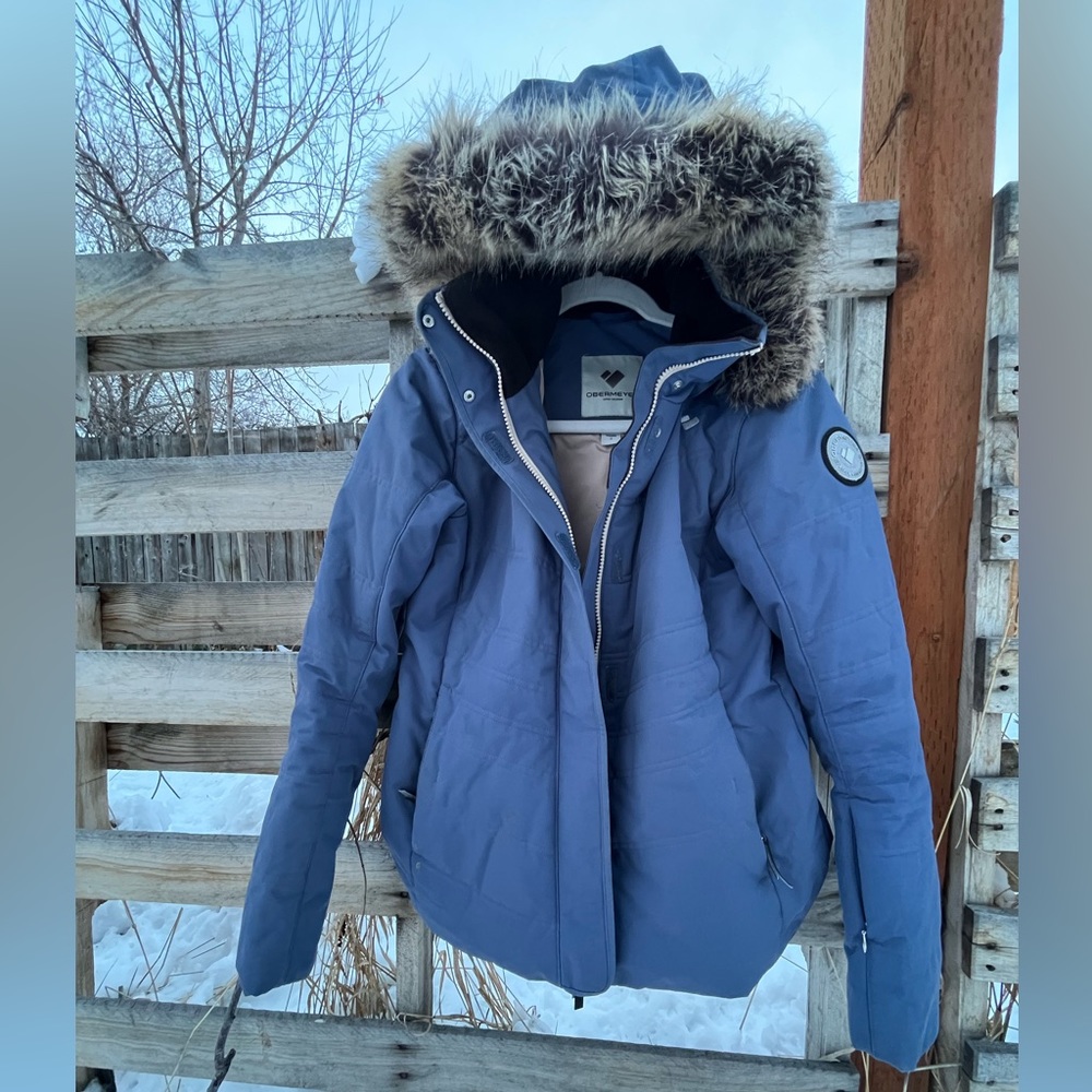 Lavender / perrywinkle Obermeyer women’s Tuscany ski jacket